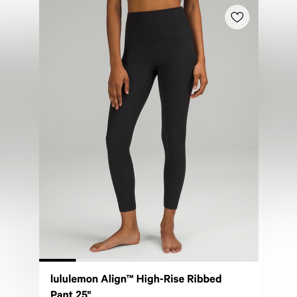 Lululemon Align High Rise Ribbed Pant